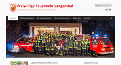 Desktop Screenshot of feuerwehr-langenthal.de