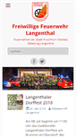 Mobile Screenshot of feuerwehr-langenthal.de